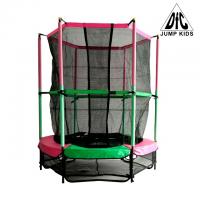 Батут DFC JUMP KIDS 55" зелено-розовый, сетка (137см)