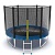Батут с внешней сеткой и лестницей EVO JUMP External 8ft (Blue)